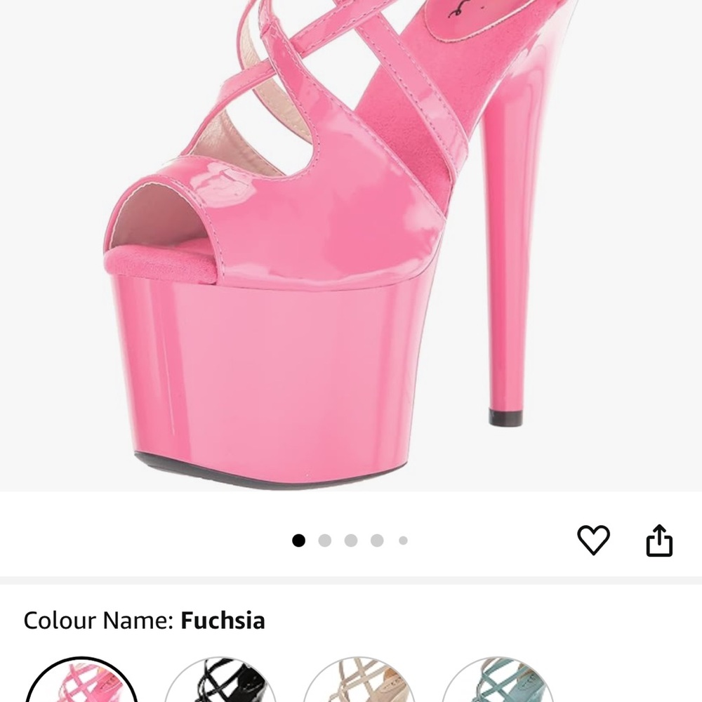 Fuchsia Platform Heels